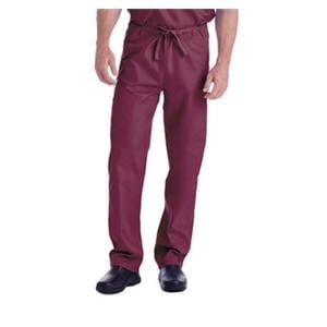 Scrub Pant 65% Polyester / 35% Cotton 2 Pockets 3X Large Wine Unisex Ea