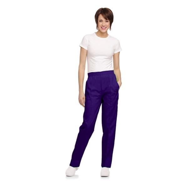 Scrub Pant 2 Pockets Small Grape Womens Ea