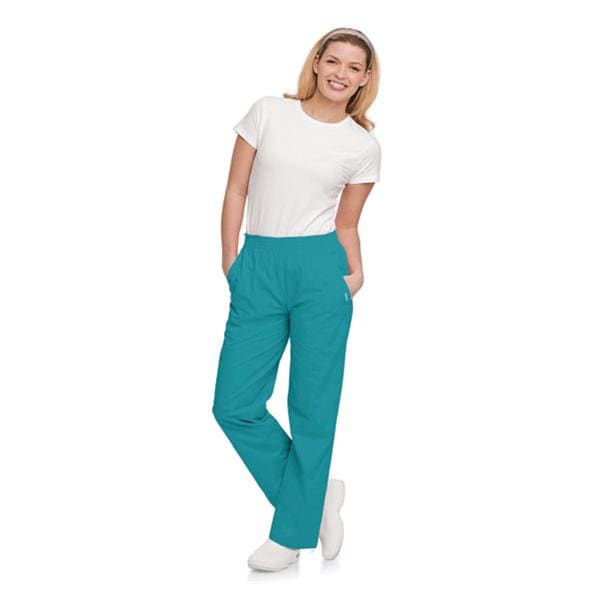 Scrub Pant 4 Pockets X-Small Teal Womens Ea