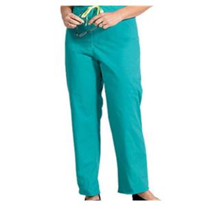 Scrub Pant 55% Cotton / 45% Polyester 1 Pocket X-Small Jade Green Unisex Ea