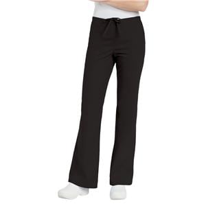 Scrub Pant 65% Polyester / 35% Cotton 5 Pockets Small Black Womens Ea