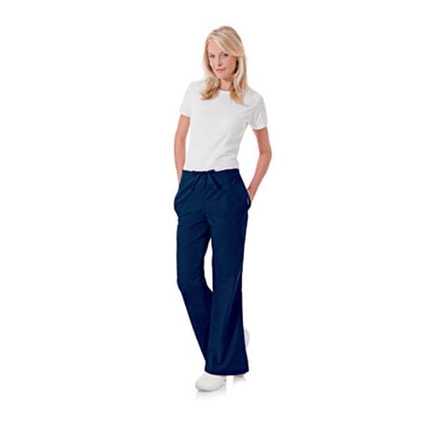 Scrub Pant 65% Polyester / 35% Cotton 5 Pockets X-Large Navy Womens Ea