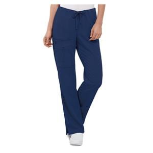 Jockey Scrub Pant 72% Plystr / 21% Rayon / 7% Spndx 4 Pkts Med New Nvy Womens Ea