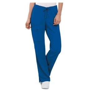 Jockey Scrub Pant 72% Plystr / 21% Rayon / 7% Spndx 4 Pkts XS Ryl Bl Womens Ea