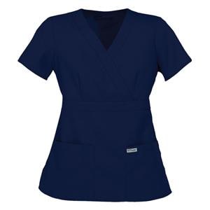 Greys Anatomy Scrub Shirt Poly/Ryn Mck Nck 3Pkt Shrt Slv Large Indg Womens Ea