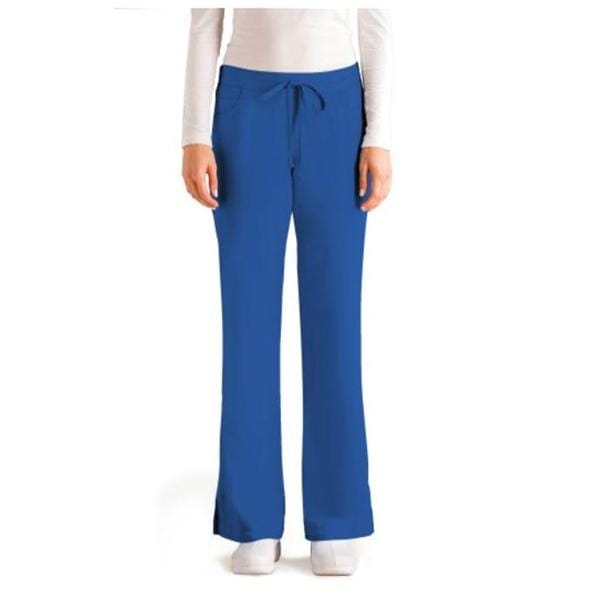 Greys Anatomy Scrub Pant Poly/Ryn 5 Pockets X-Large Royal Blue Womens Ea