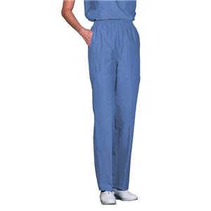 Scrub Pant 55% Cotton / 45% Polyester 2 Pockets Medium Ceil Blue Womens Ea