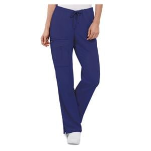 Jockey Scrub Pant Poly/Ryn/Spndx 4 Pockets Large Galaxy Blue Womens Ea