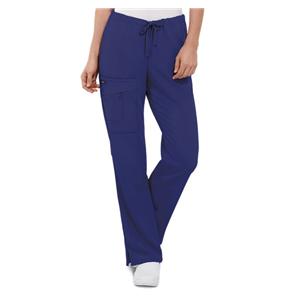 Jockey Scrub Pant Poly/Ryn/Spndx 4 Pockets 3X Large Galaxy Blue Womens Ea