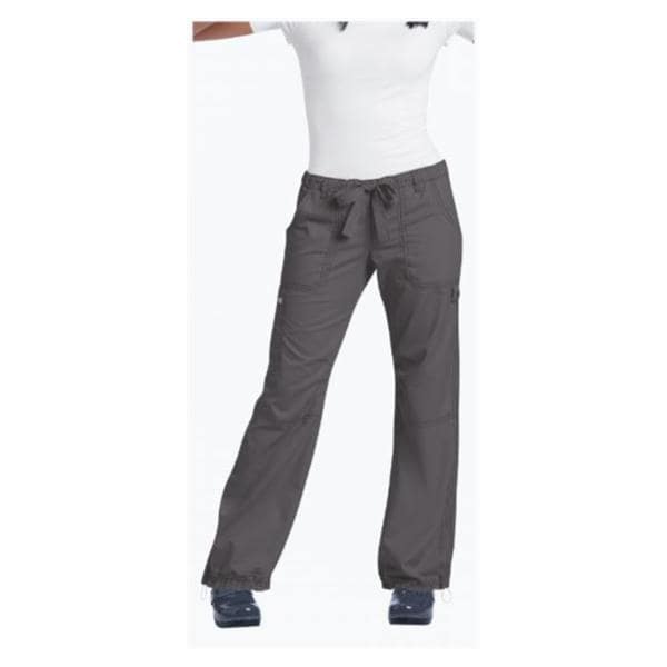 Scrub Pant 55% Cotton / 45% Polyester 6 Pockets X-Small Steel Grey Womens Ea