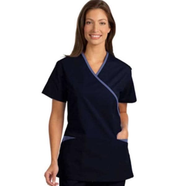 Fashion Seal Scrub Shirt 7026 Womens Small Navy / Ceil Ea