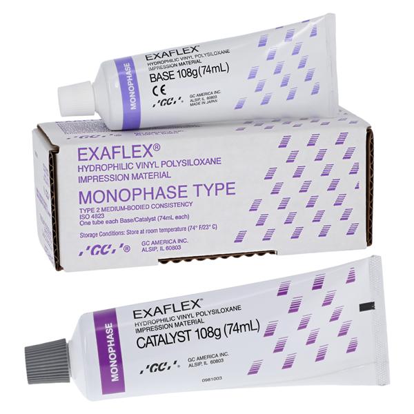 Exaflex Impression Material 74 mL Monophase Single Package Ea