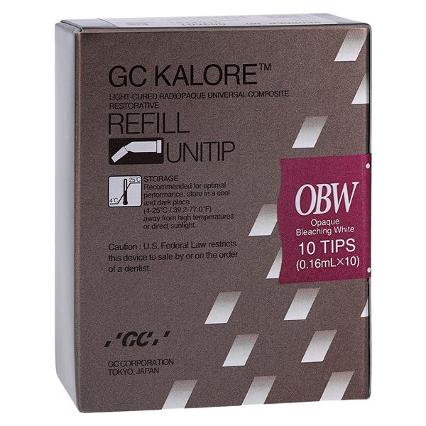 GC Kalore Universal Composite OBW Opaque Unitip Refill 10/Bx