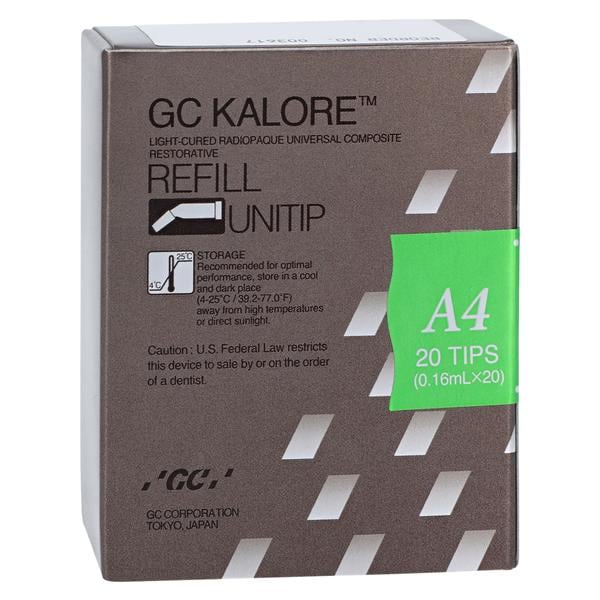 GC Kalore Universal Composite A4 Unitip Refill 20/Bx