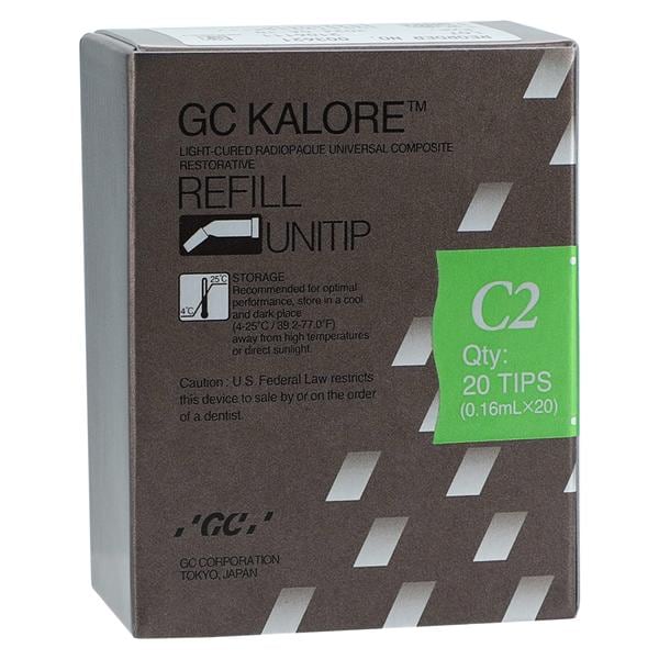 GC Kalore Universal Composite C2 Unitip Refill 20/Bx