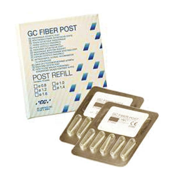 GC Fiber Post Fiber Posts Refill 0.8 mm 10/Bx