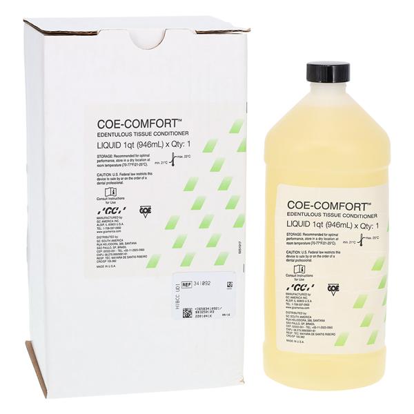 Coe-Comfort Tissue Conditioner Chairside Edentulous Self Cure 32oz/Bt