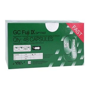 GC Fuji IX GP FAST Glass Ionomer Capsule A3 Refill 48/Bx