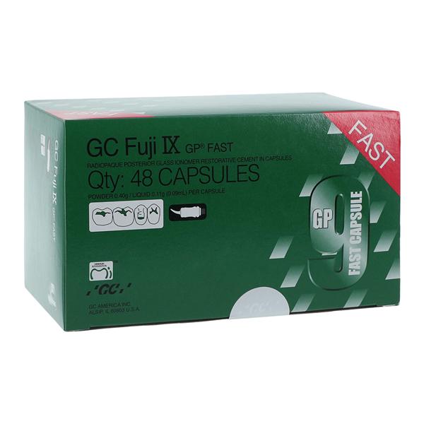 GC Fuji IX GP FAST Glass Ionomer Capsule Assorted Refill 48/Bx