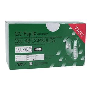 GC Fuji IX GP FAST Glass Ionomer Capsule B2 Refill 48/Bx