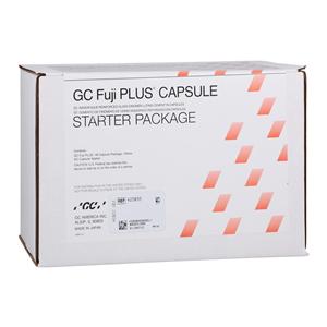 GC Fuji PLUS Glass Ionomer Capsules Cement No-Etch Starter Package Ea