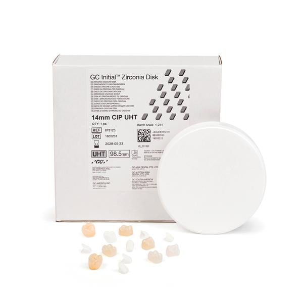 Initial HT Zirconia Disc White 98x18 Ea