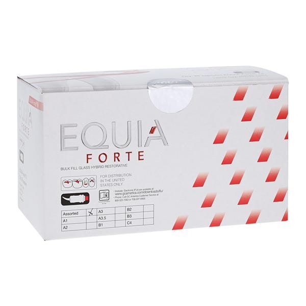 EQUIA Forte Fil Glass Ionomer Capsule Assorted Refill 48/Bx
