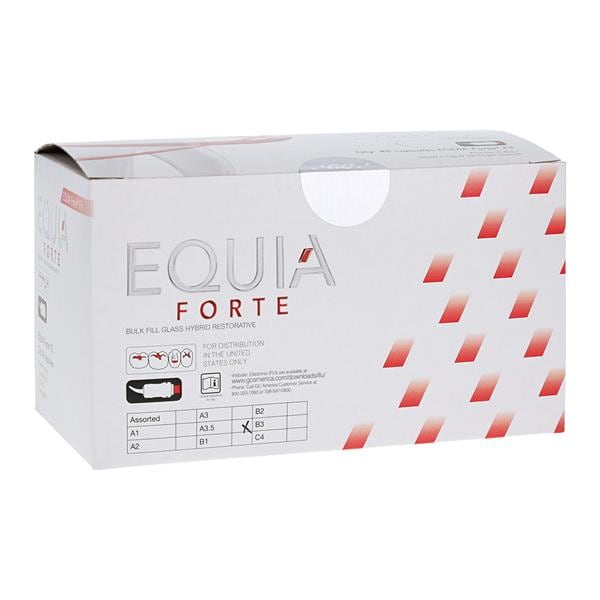 EQUIA Forte Fil Glass Ionomer Capsule A3.5 Refill 48/Bx