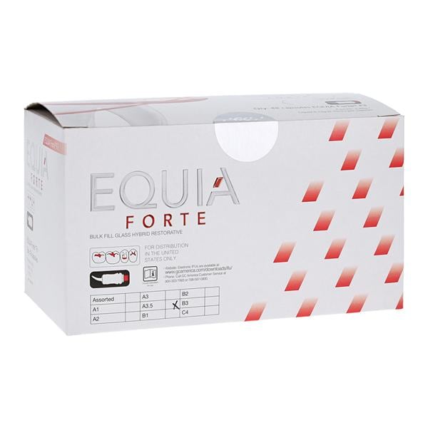 EQUIA Forte Fil Glass Ionomer Capsule A3.5 Refill 48/Bx