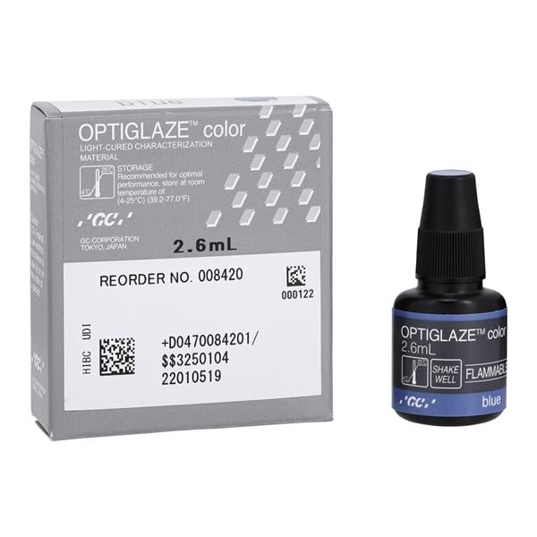 Optiglaze Color Light Cure Indirect Restorative Nano-Filled Blue 2.6mL/Bt