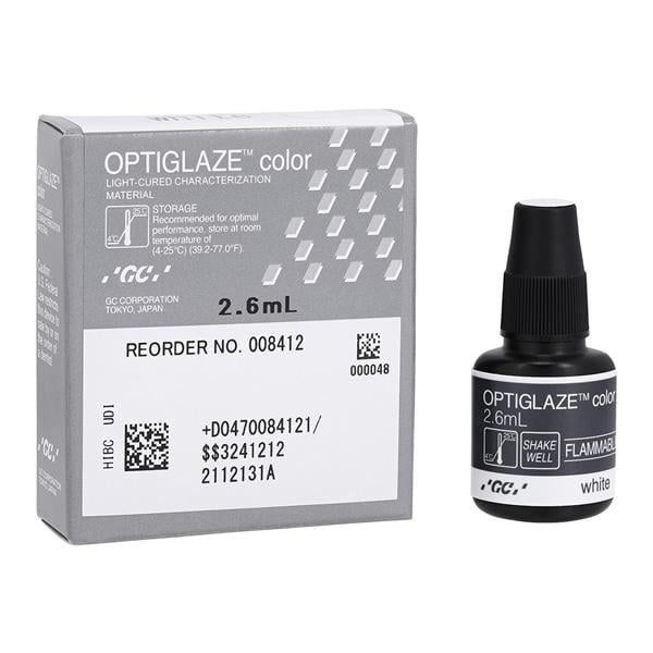 Optiglaze Color Light Cure Indirect Restorative Nano-Filled White 2.6mL/Bt