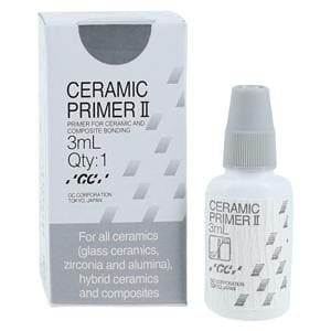 GC Ceramic Primer II Ceramic & Composite Priming Agent 3 mL Ea