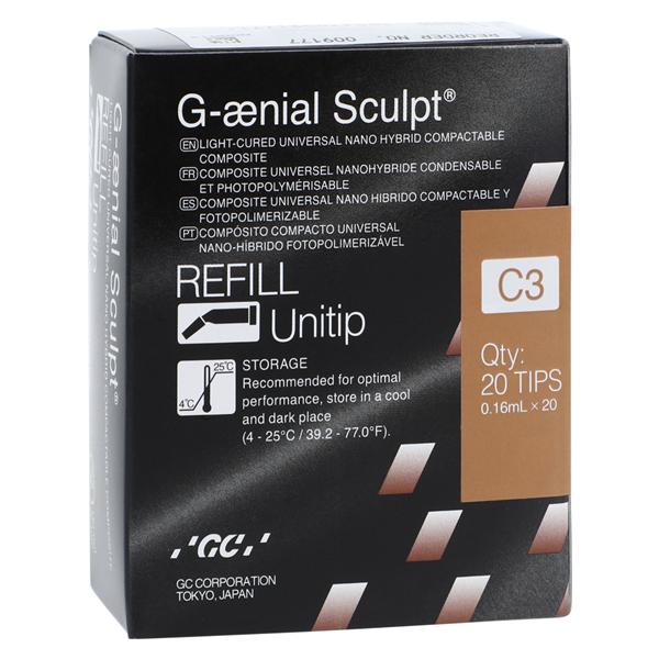 G-aenial Sculpt Universal Composite C3 Unitip Refill 20/Pk