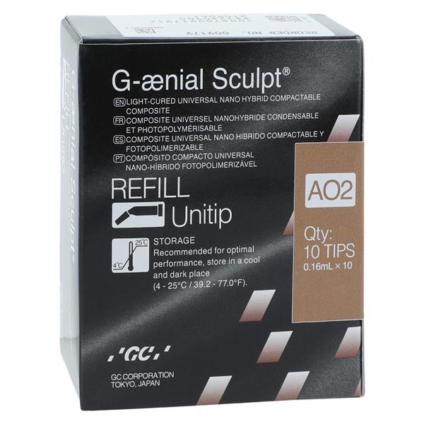 G-aenial Sculpt Universal Composite AO2 Unitip Refill 10/Pk
