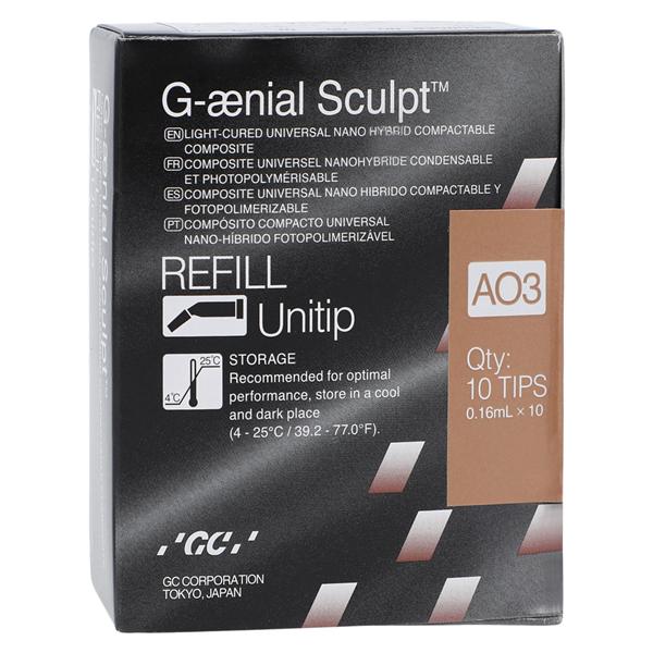 G-aenial Sculpt Universal Composite AO3 Unitip Refill 10/Pk