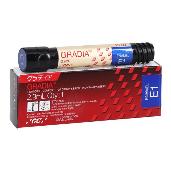 Gradia Light Cure Indirect Restorative Enamel E1 2.9mL/Ea