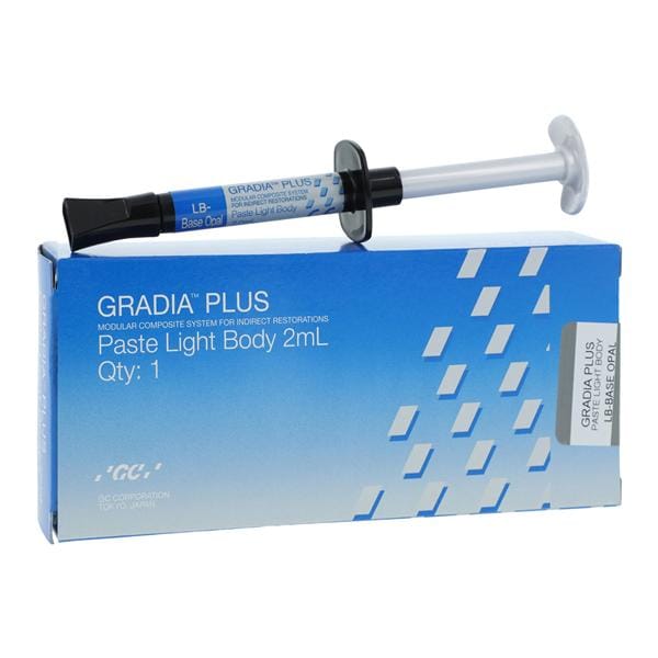 Gradia Plus Light Cure Indirect Restorative Light Body Paste Base Opal 2mL/Ea