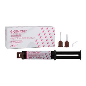 G-CEM One Universal Resin Cement Translucent 4.6 Gm Twin Refill 2/Pk
