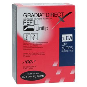 Gradia Direct X Universal Composite XBW Unitip Refill 10/Bx