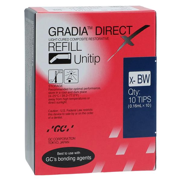 Gradia Direct X Universal Composite XBW Unitip Refill 10/Bx