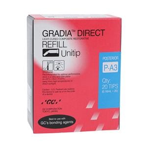 Gradia Direct Universal Composite P-A3 Unitip Refill 20/Bx