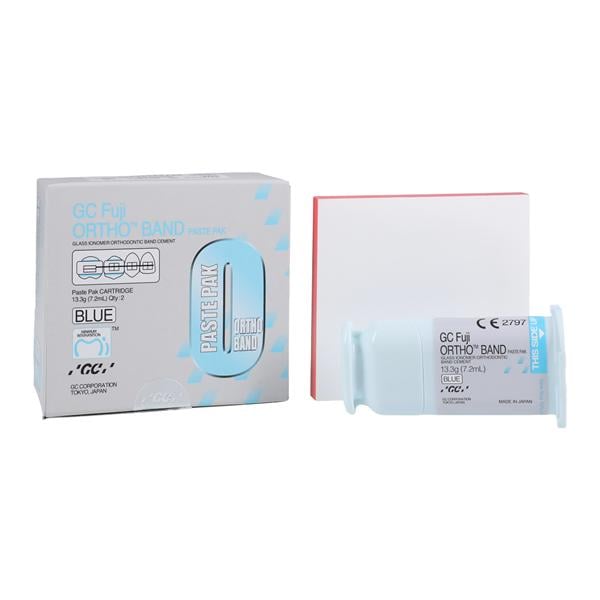 GC Fuji ORTHO Band Paste Pak Orthodontic Cement Blue Paste Pak Refill Ea