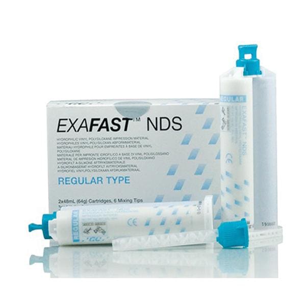 Exafast NDS Impression Material Fast Set Regular Body Super Bulk Package 80/Ca