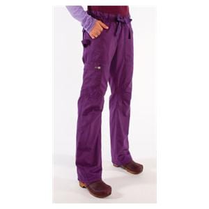 Scrub Pant 55% Cotton / 45% Polyester 6 Pockets Large Amethyst Womens Ea