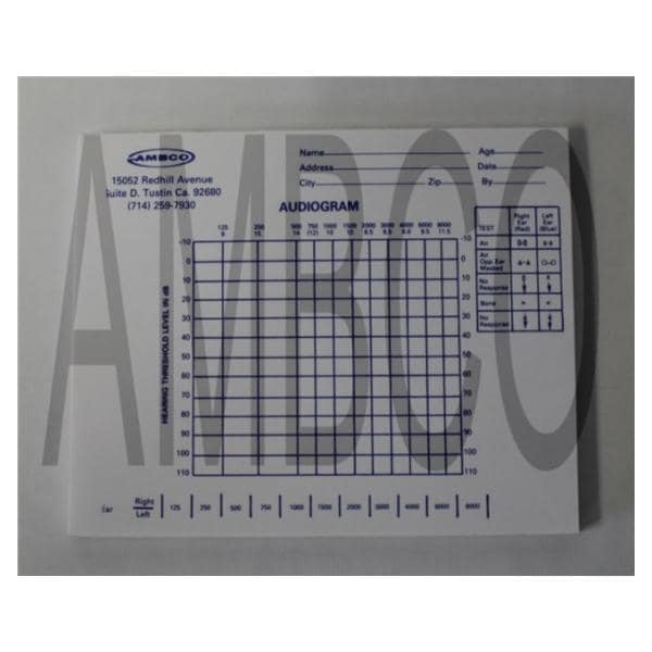 Pad Audiogram 50/Sheet