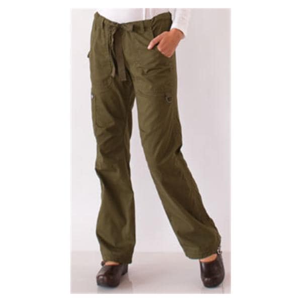 Scrub Pant 55% Cotton / 45% Polyester 6 Pockets X-Small Olive Womens Ea