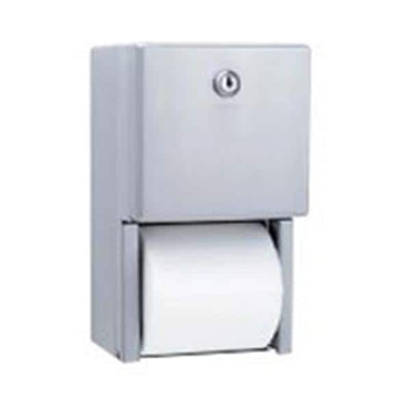 Toilet Tissue Mounted Dispenser Stainless Steel Satin Finish Ea