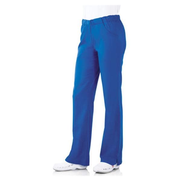 Urbane Scrub Pant Poly/Ryn/Spndx 2 Pockets Small Royal Blue Womens Ea