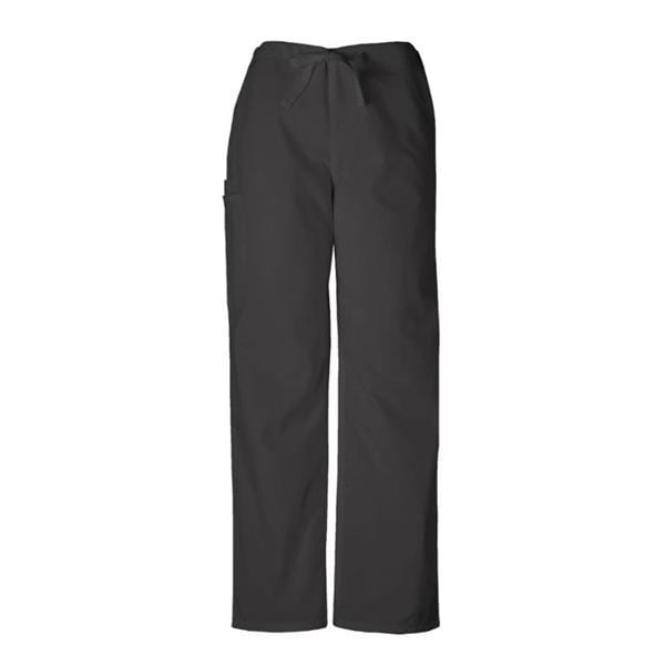 Cherokee Scrub Pant 65% Polyester / 35% Cotton 3 Pockets Medium Black Unisex Ea
