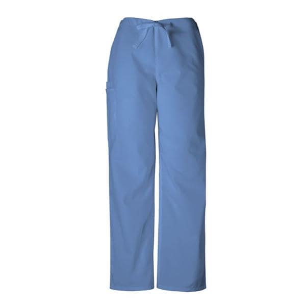 Cherokee Scrub Pant 65% Plstr/35% Ctn 3 Pockets Medium Ceil Blue Unisex Ea